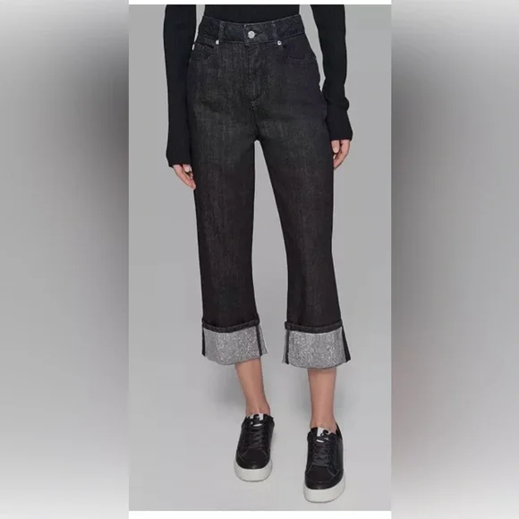 KARL LAGERFELD PARIS,AUTHENTIC WITH charming cuff Black  display picture 2